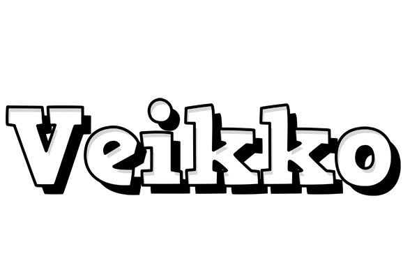Veikko snowing logo