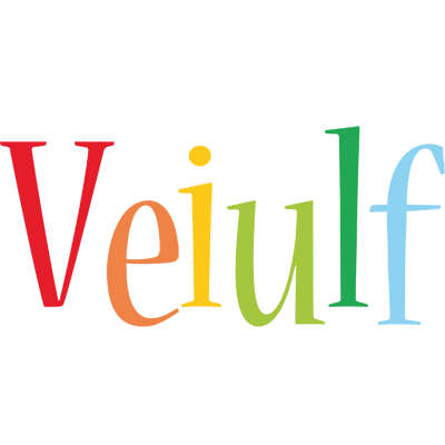 Veiulf birthday logo
