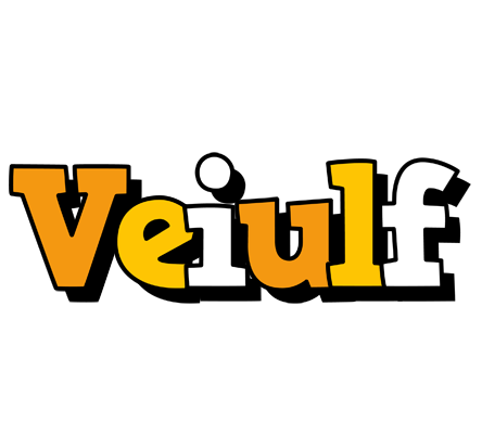 Veiulf cartoon logo