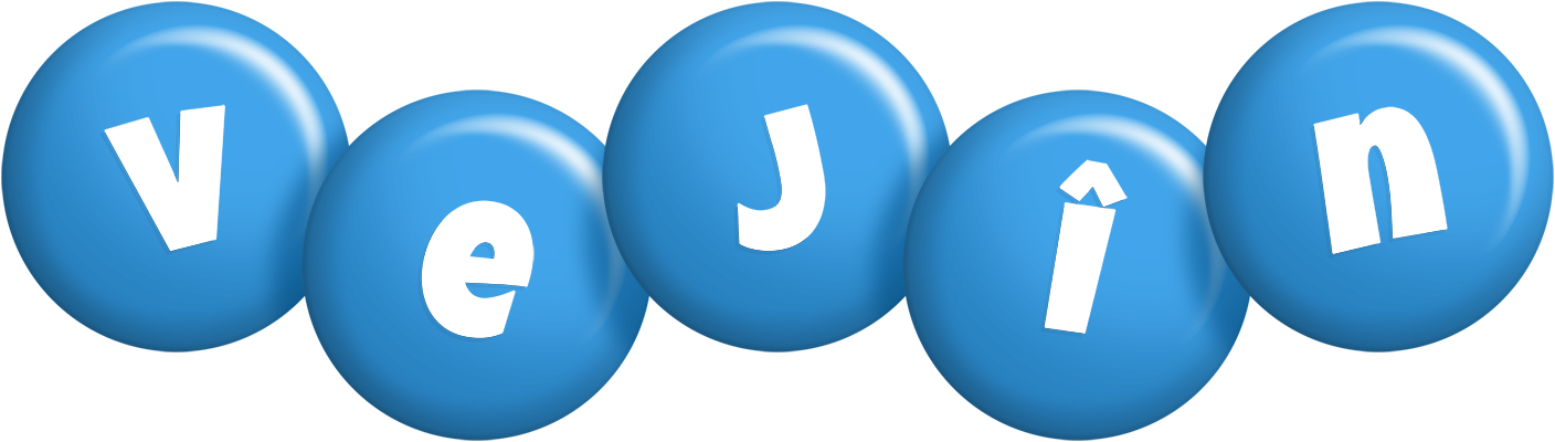 Vejîn candy-blue logo