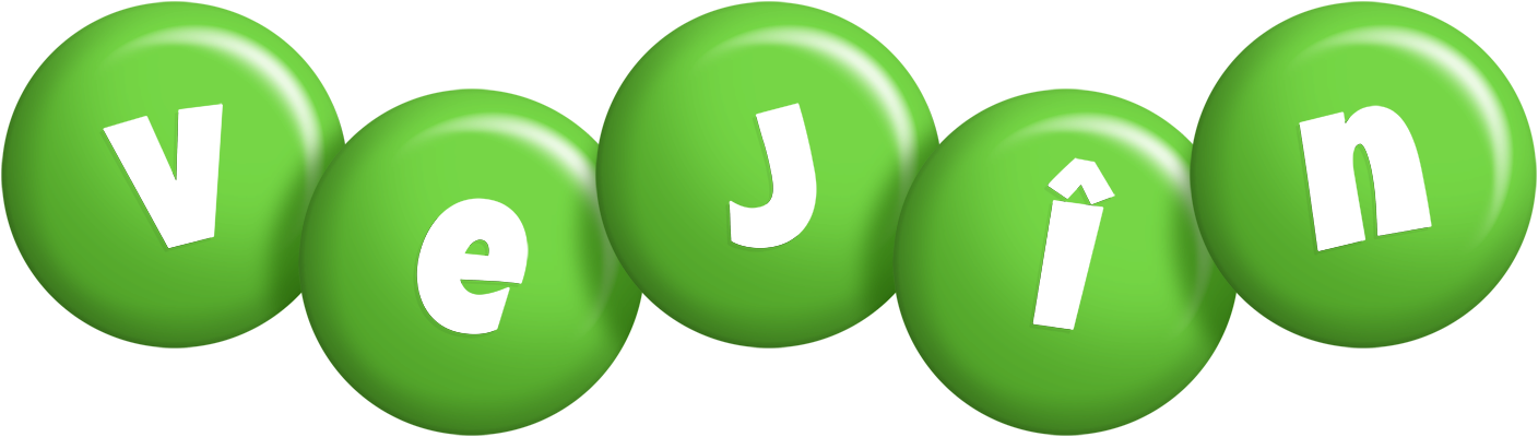 Vejîn candy-green logo
