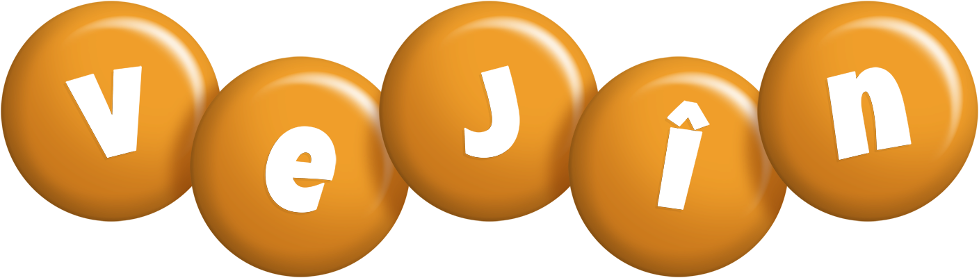 Vejîn candy-orange logo