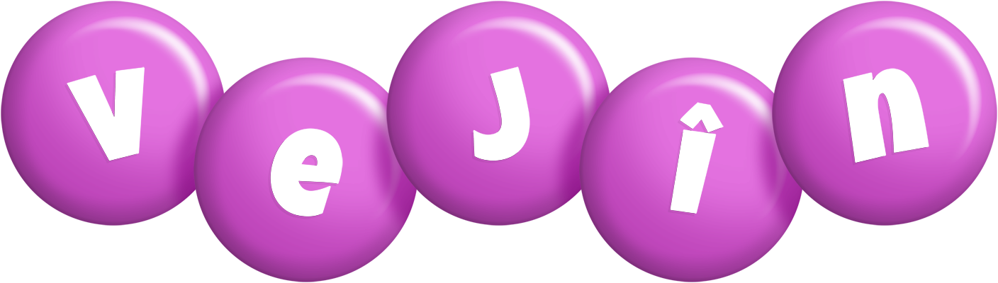 Vejîn candy-purple logo
