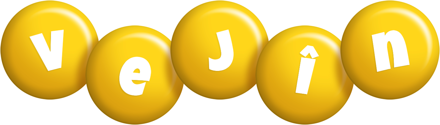 Vejîn candy-yellow logo