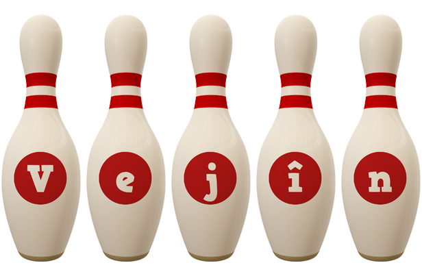 Vejîn bowling-pin logo