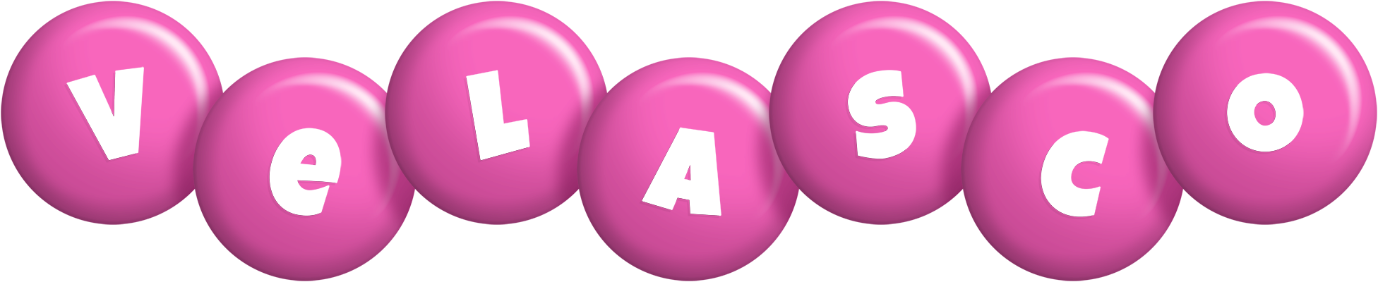 Velasco candy-pink logo