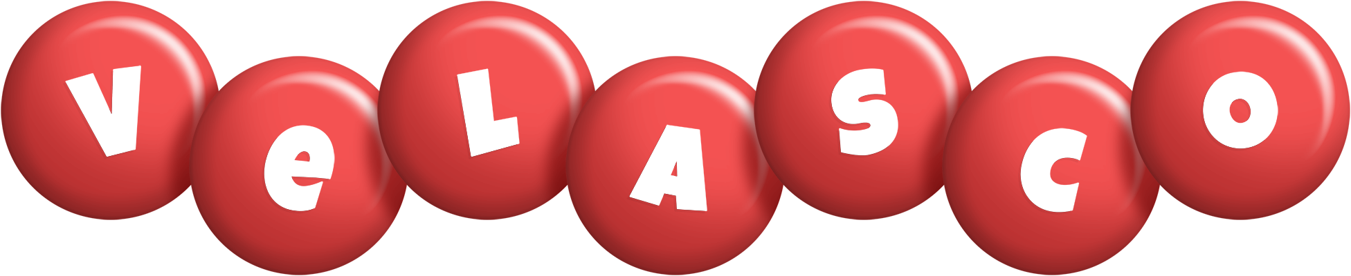 Velasco candy-red logo