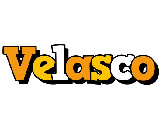 Velasco cartoon logo