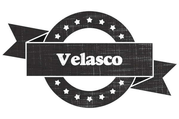 Velasco grunge logo
