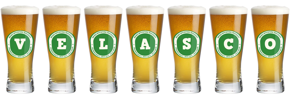 Velasco lager logo