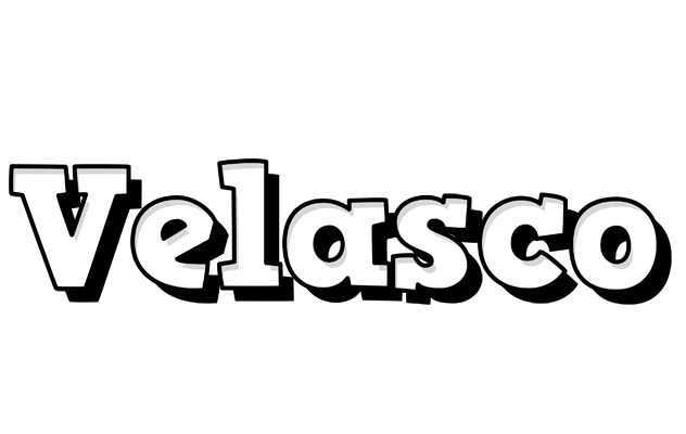 Velasco snowing logo
