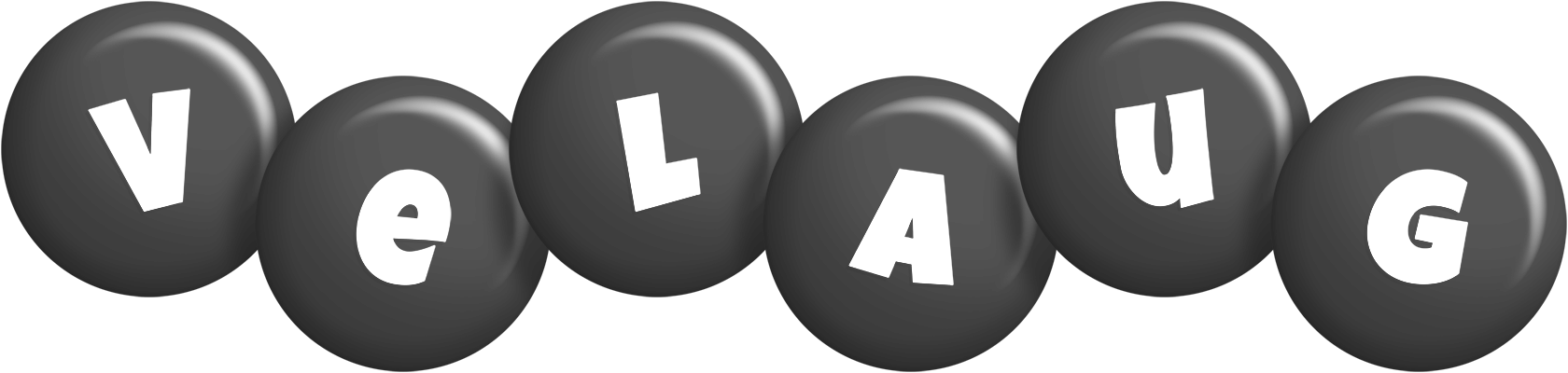 Velaug candy-black logo