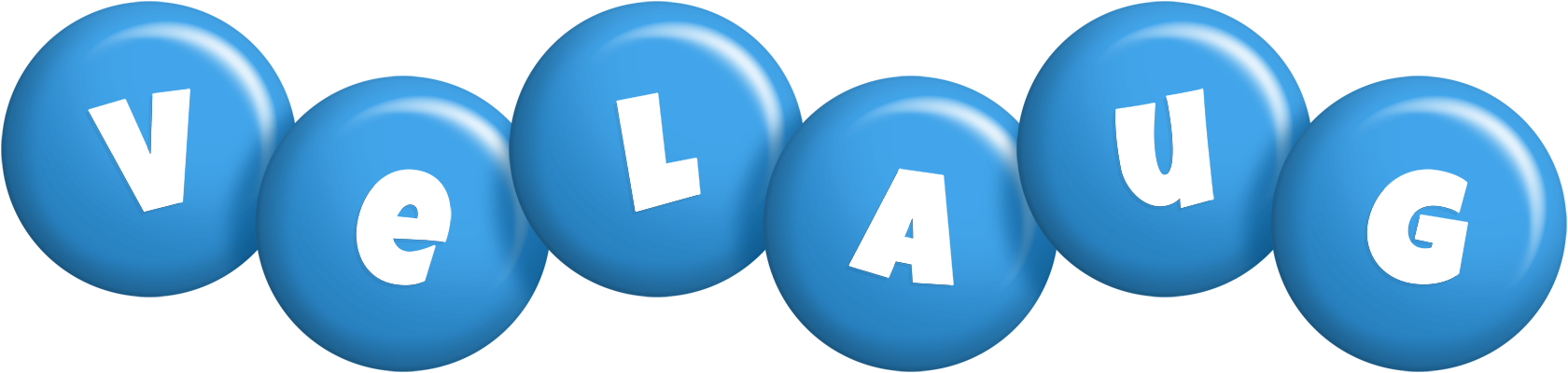 Velaug candy-blue logo