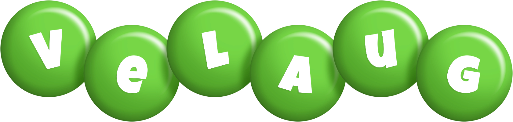 Velaug candy-green logo