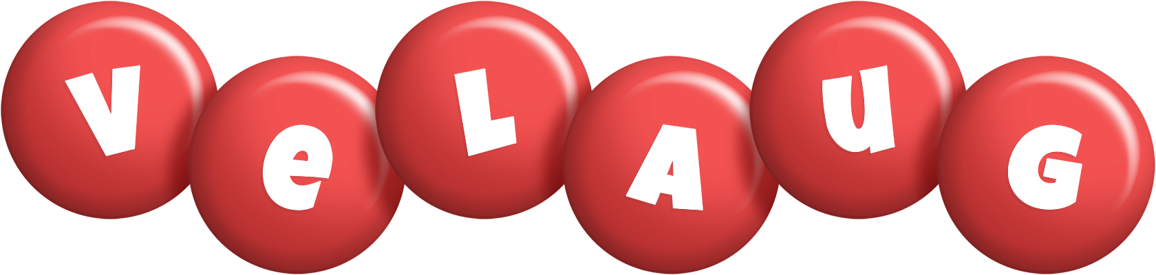 Velaug candy-red logo