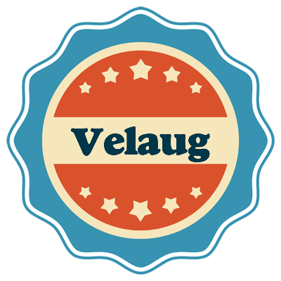 Velaug labels logo