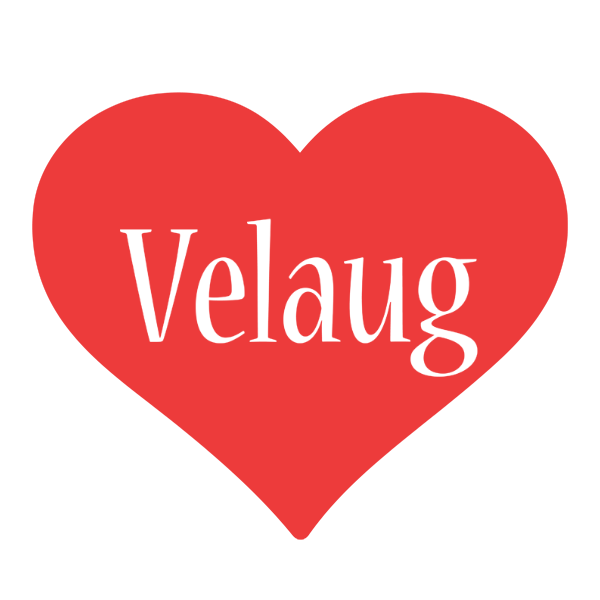 Velaug love logo