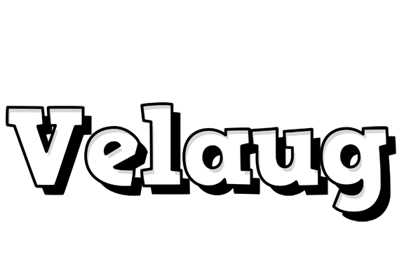 Velaug snowing logo