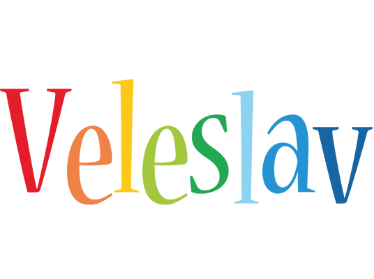 Veleslav birthday logo