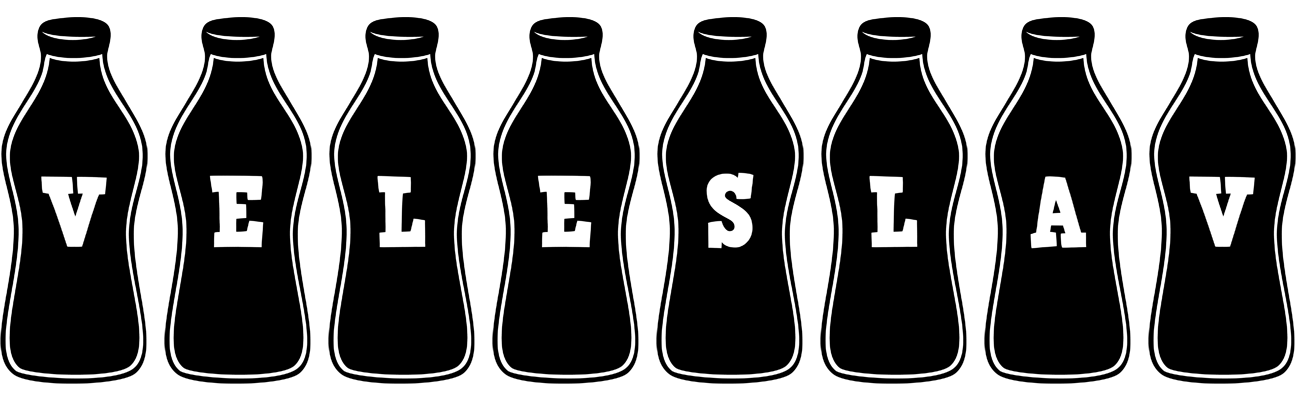 Veleslav bottle logo
