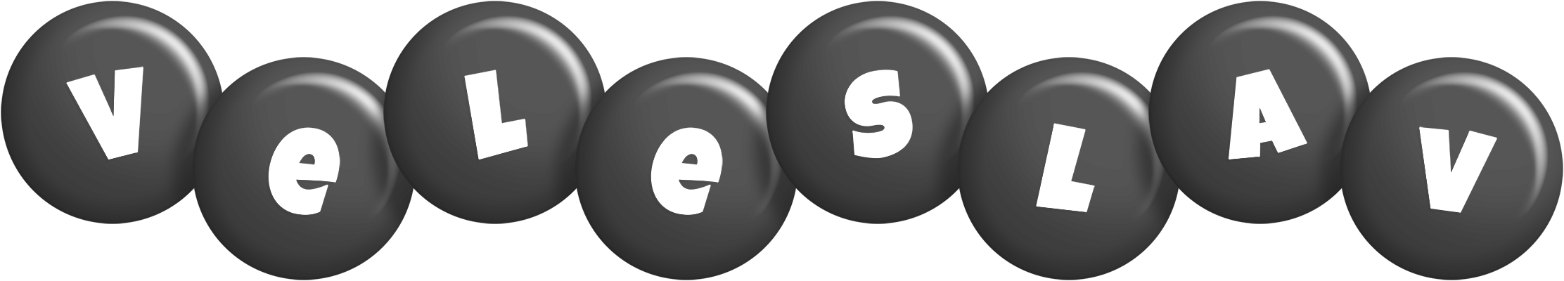 Veleslav candy-black logo