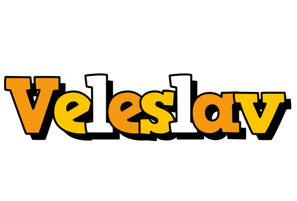 Veleslav cartoon logo