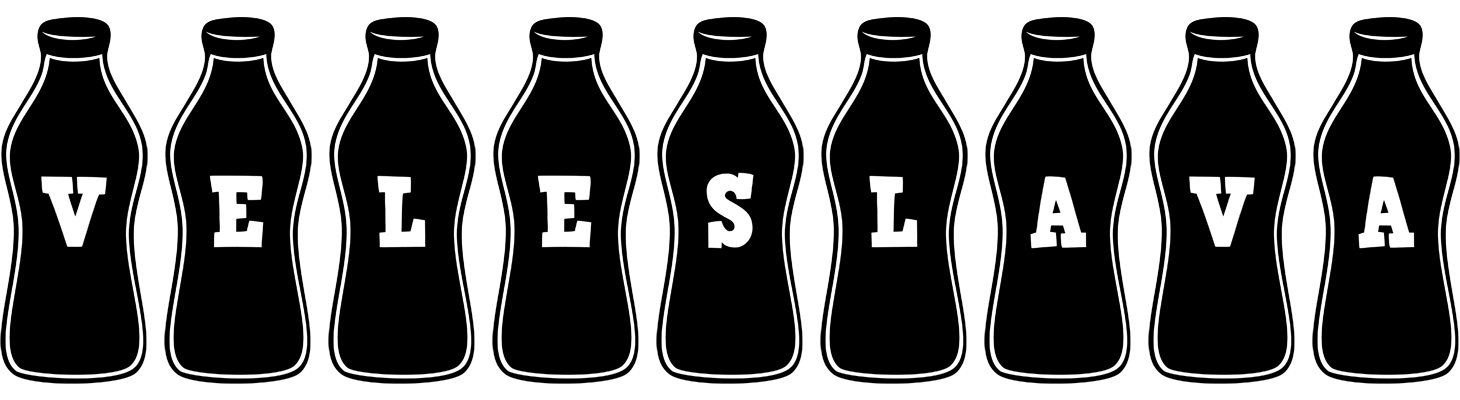 Veleslava bottle logo