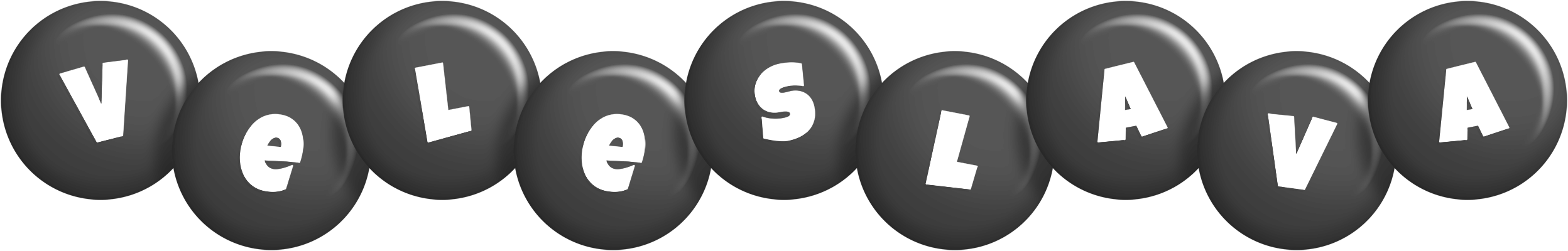 Veleslava candy-black logo