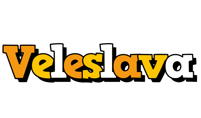 Veleslava cartoon logo