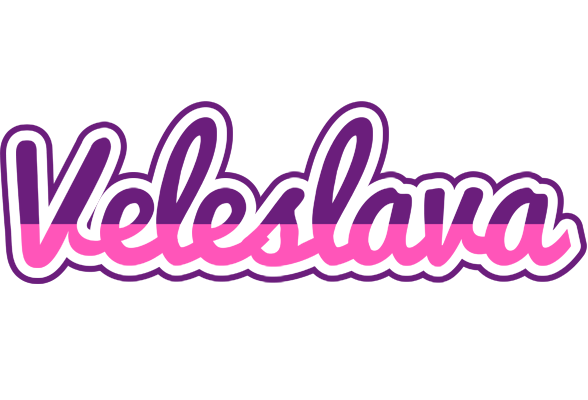 Veleslava cheerful logo