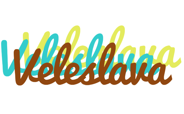 Veleslava cupcake logo