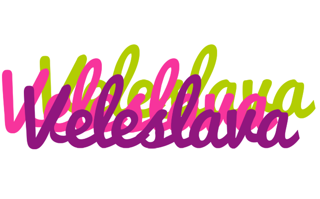 Veleslava flowers logo