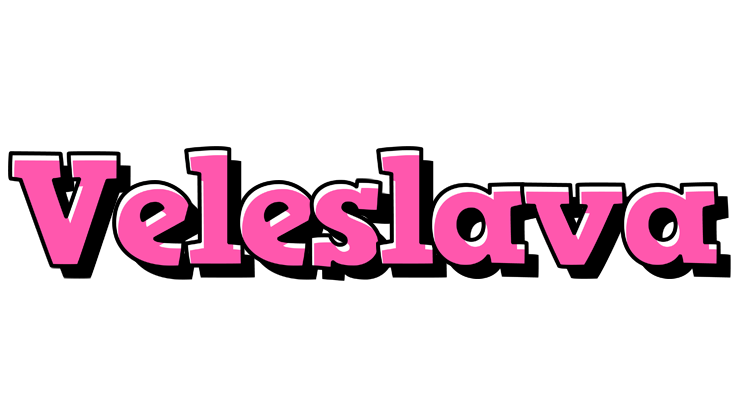 Veleslava girlish logo