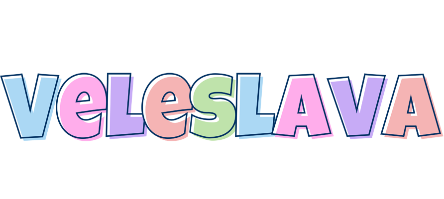 Veleslava pastel logo