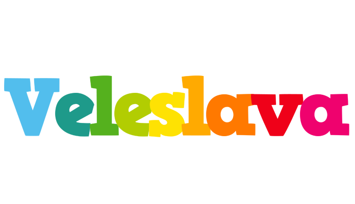 Veleslava rainbows logo