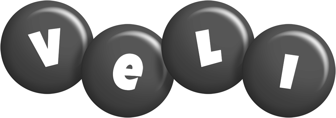 Veli candy-black logo