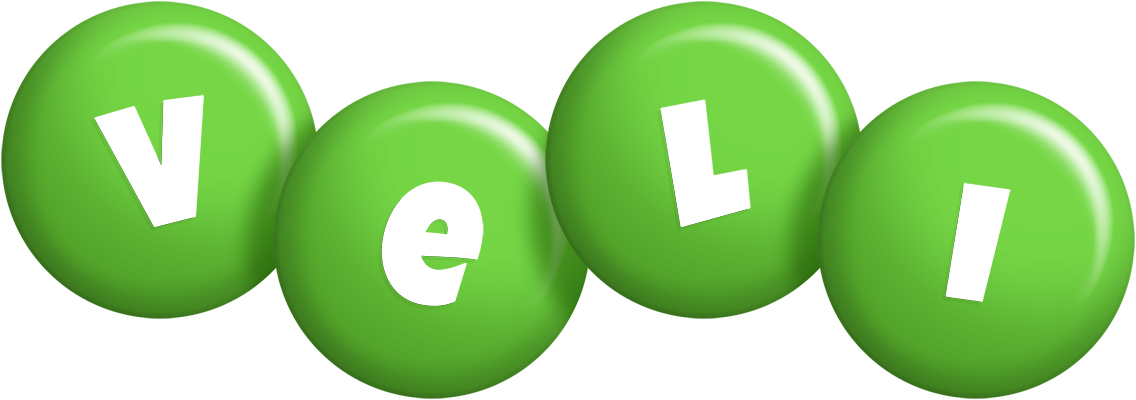Veli candy-green logo