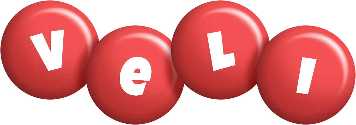 Veli candy-red logo
