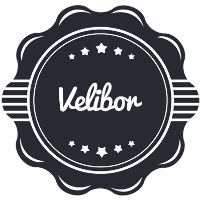 Velibor badge logo