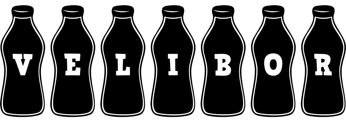 Velibor bottle logo