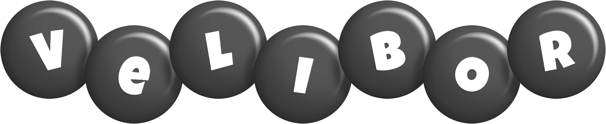 Velibor candy-black logo