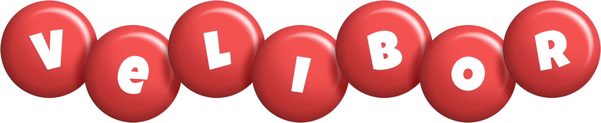 Velibor candy-red logo