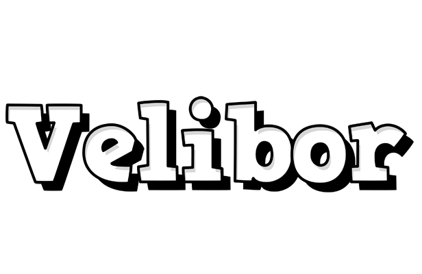 Velibor snowing logo