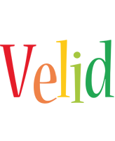 Velid birthday logo