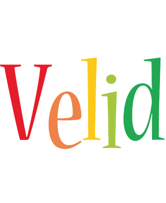 Velid birthday logo