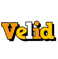 Velid cartoon logo