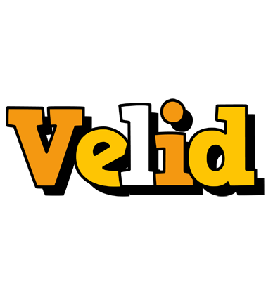 Velid cartoon logo