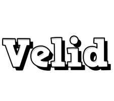 Velid snowing logo