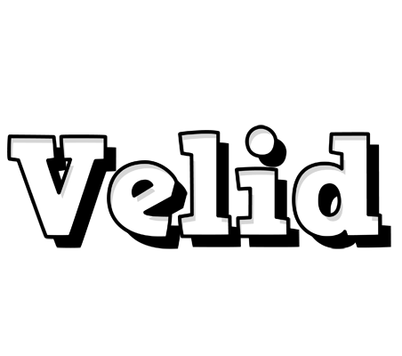 Velid snowing logo