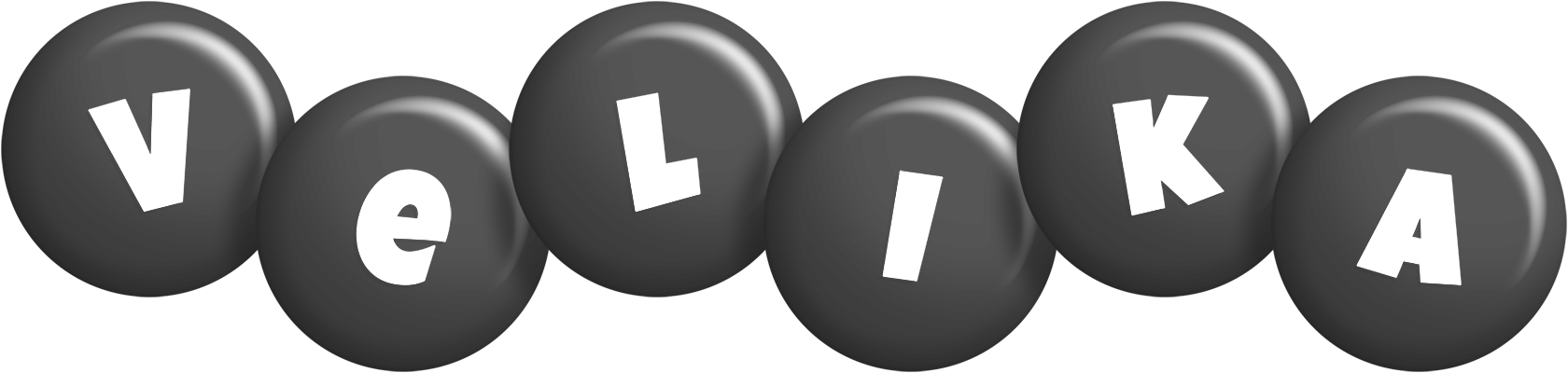 Velika candy-black logo